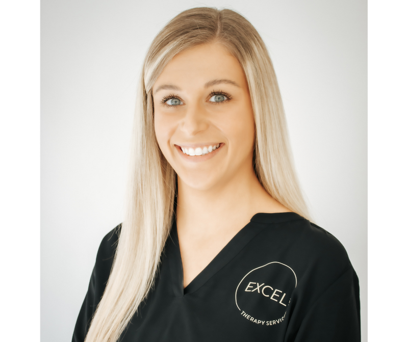 Cassidy, occupational therapist at Excel Therapy Services shown 