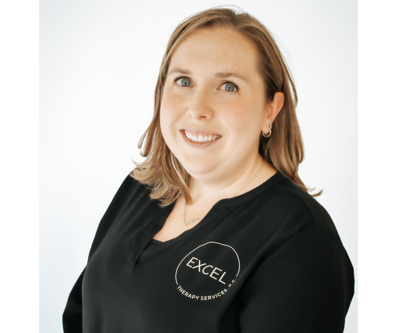 Haleigh, occupational therapist at Excel Therapy Services shown 